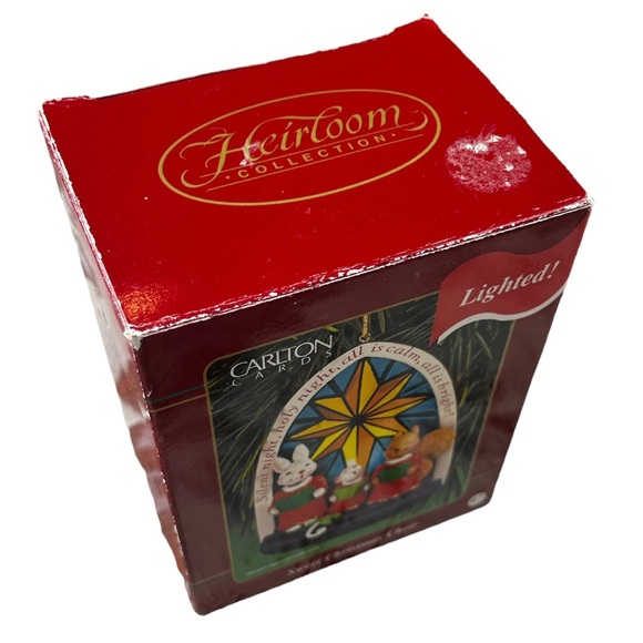 Lighted  Carlton Cards Sweet Christmas Choir Heirloom Collection Ornament - Picture 8 of 8